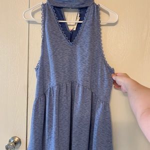 Andree blue racerback top